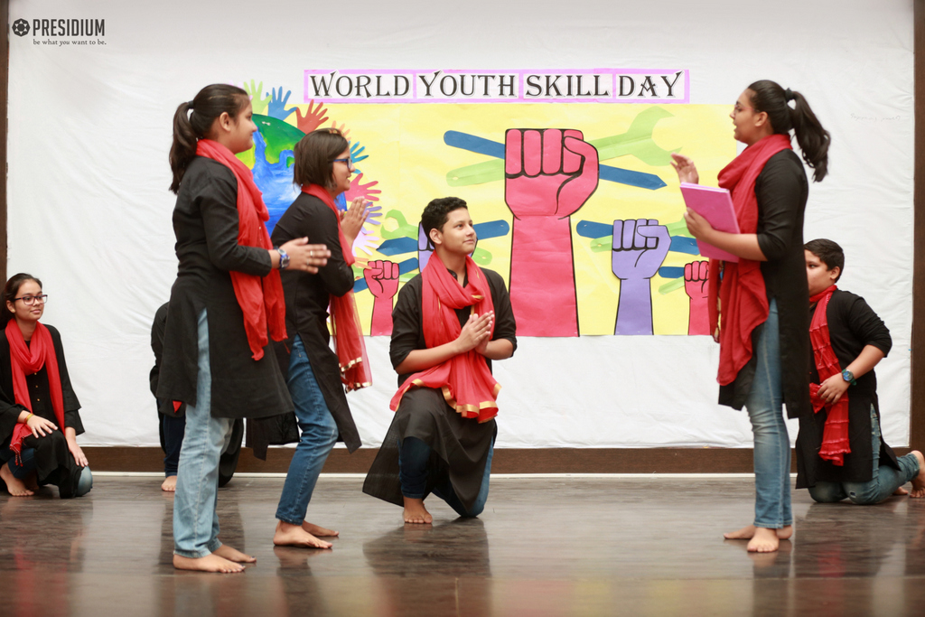 Presidium Rajnagar, YOUTH SKILLS DAY: LEARNING TO LEARN FOR LIFE AND WORK!