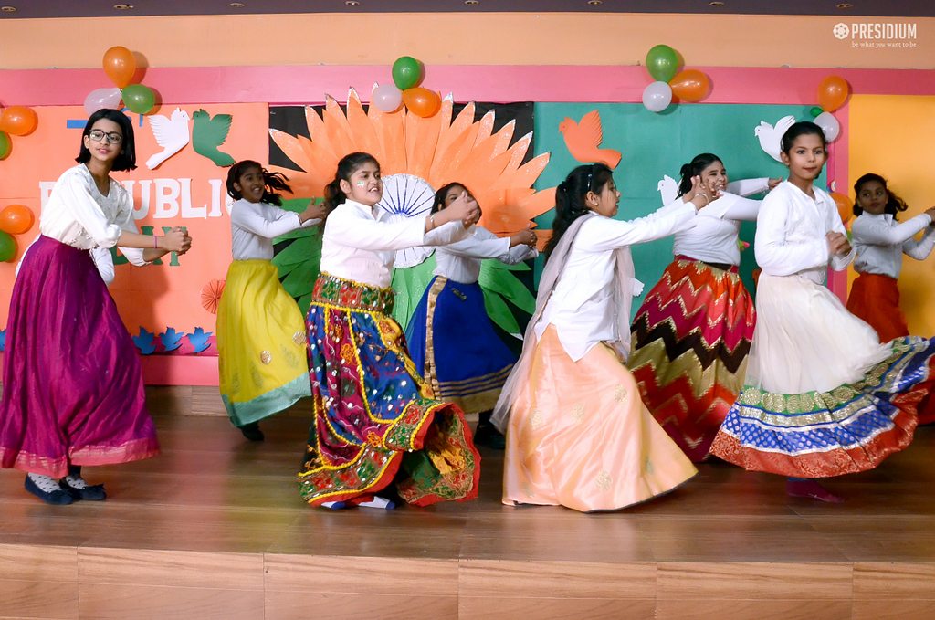 Presidium Indirapuram, STUDENTS CELEBRATE THE UNITY OF INDIA WITH MRS.SUDHA GUPTA