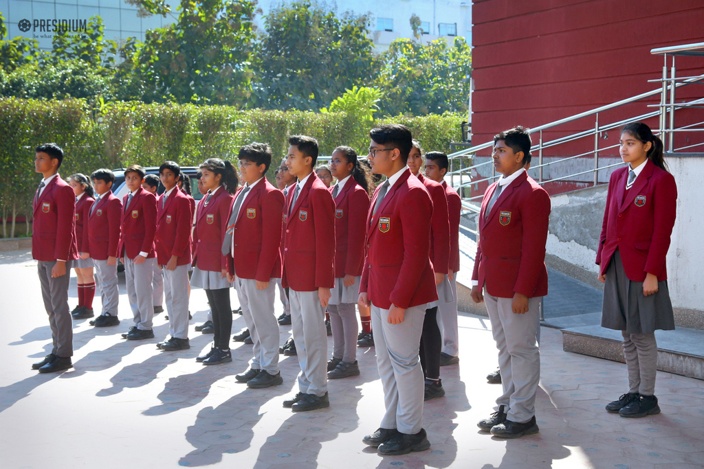 Presidium Indirapuram, STUDENTS CELEBRATE THE UNITY OF INDIA WITH MRS.SUDHA GUPTA