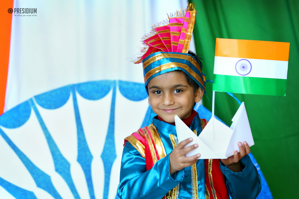 Presidium Indirapuram, STUDENTS CELEBRATE THE UNITY OF INDIA WITH MRS.SUDHA GUPTA