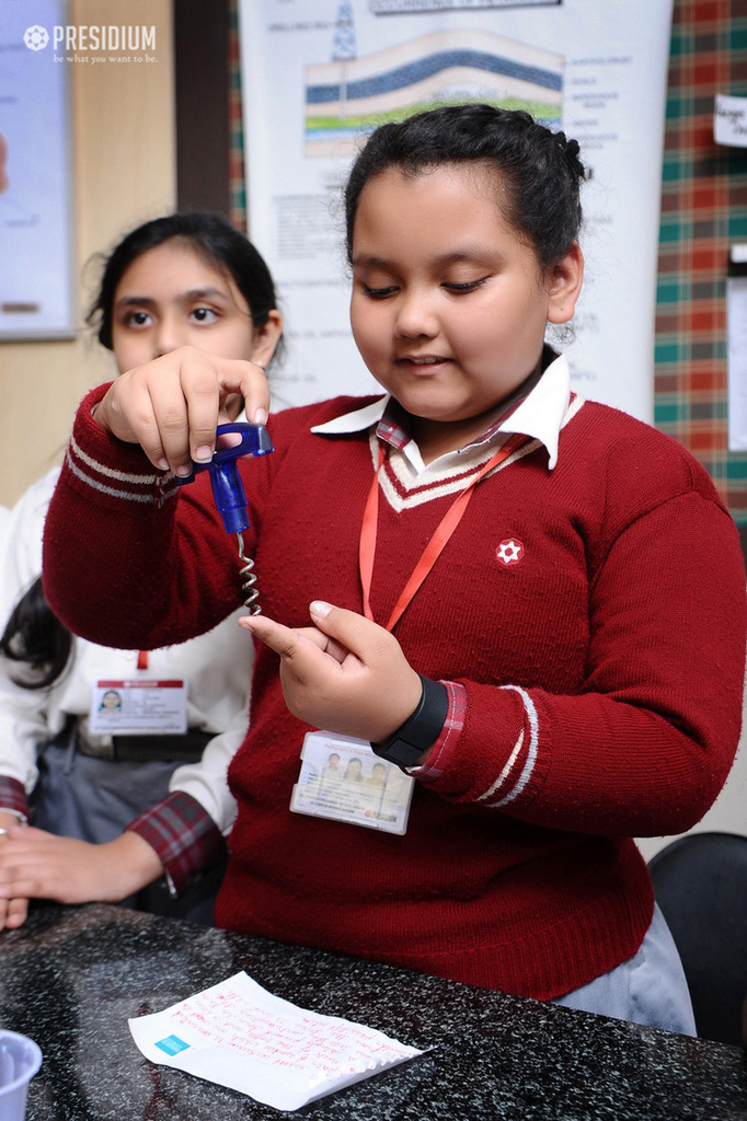 Presidium Gurgaon-57, PRESIDIANS LEARN ABOUT THE PROPERTIES OF AIR WITH AN EXPERIMENT