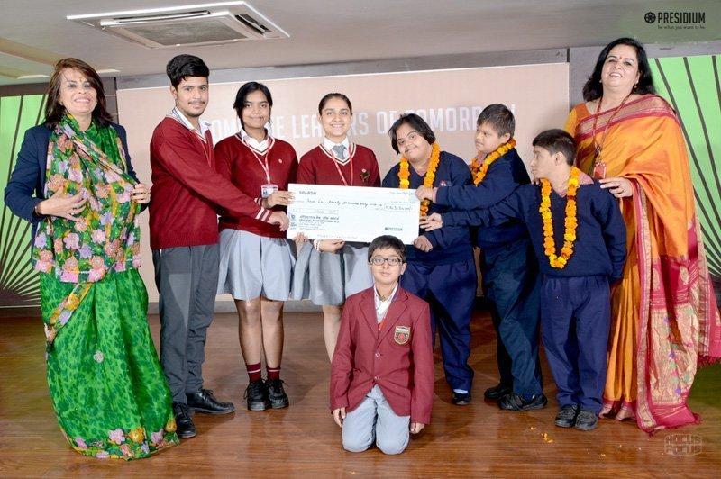 Presidium Gurgaon-57, PRESIDIUM GURGAON 57 GIVES A HEARTFELT WELCOME TO SPARSH STUDENTS