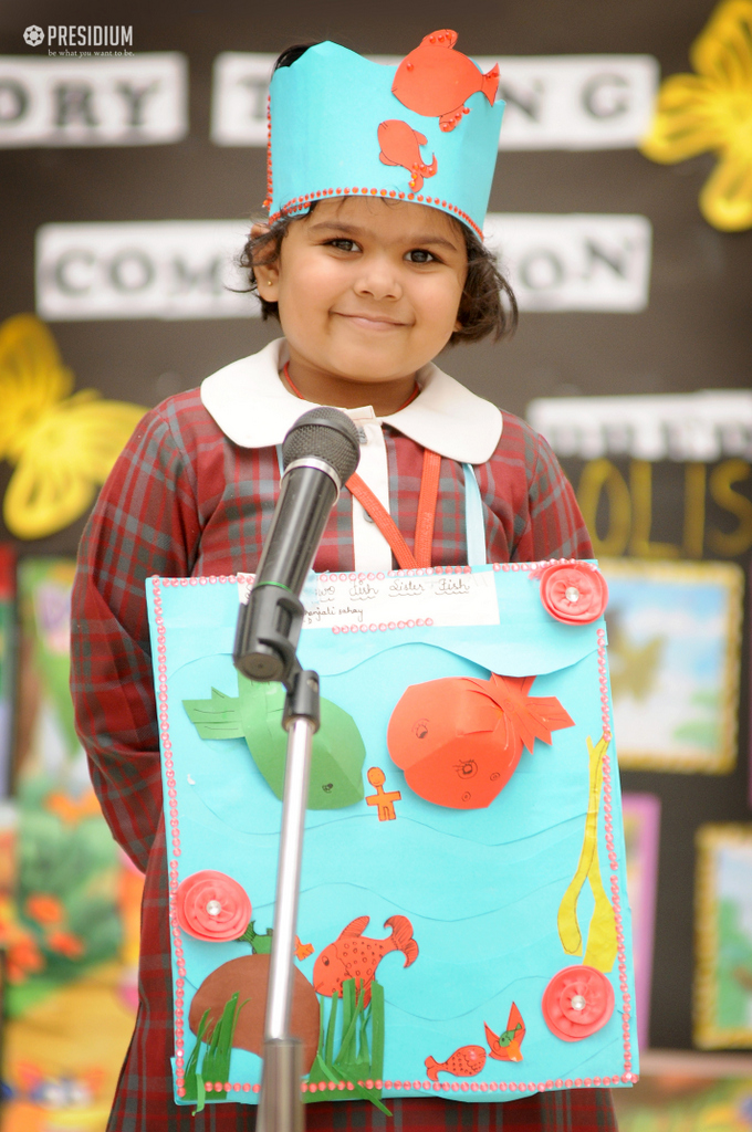 Presidium Indirapuram, LITTLE PRESIDIANS SHOWCASE THEIR CREATIVITY WITH STORYTELLING