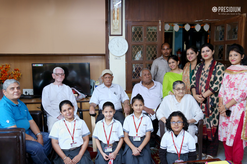 Presidium Vivek Vihar, A VISIT TO OLD AGE HOME LEAVE DEEP IMPRESSIONS ON PRESIDIANS