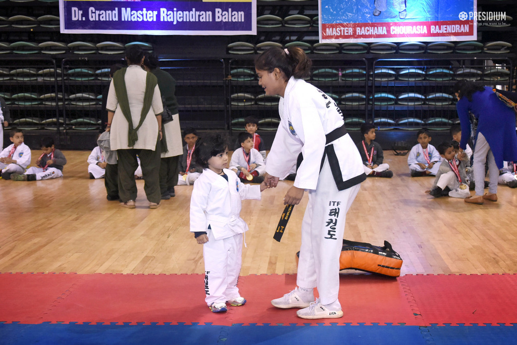 Presidium Vivek Vihar, STUDENTS OF PRESIDIUM ACED IN TAEKWONDO