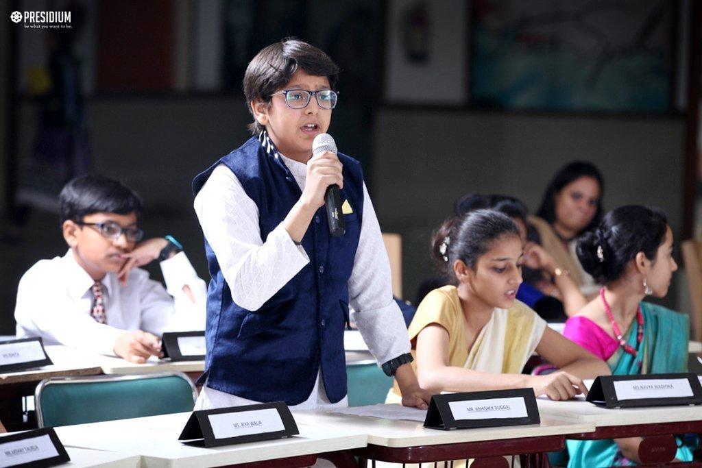 Presidium Indirapuram, YOUTH PARLIAMENT: A STEPPING STONE FOR FUTURE POLITICAL THINKERS